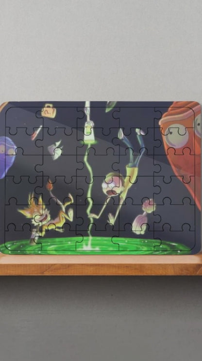 Aura Vibe Co. – Rick and Morty Puzzle Board Game